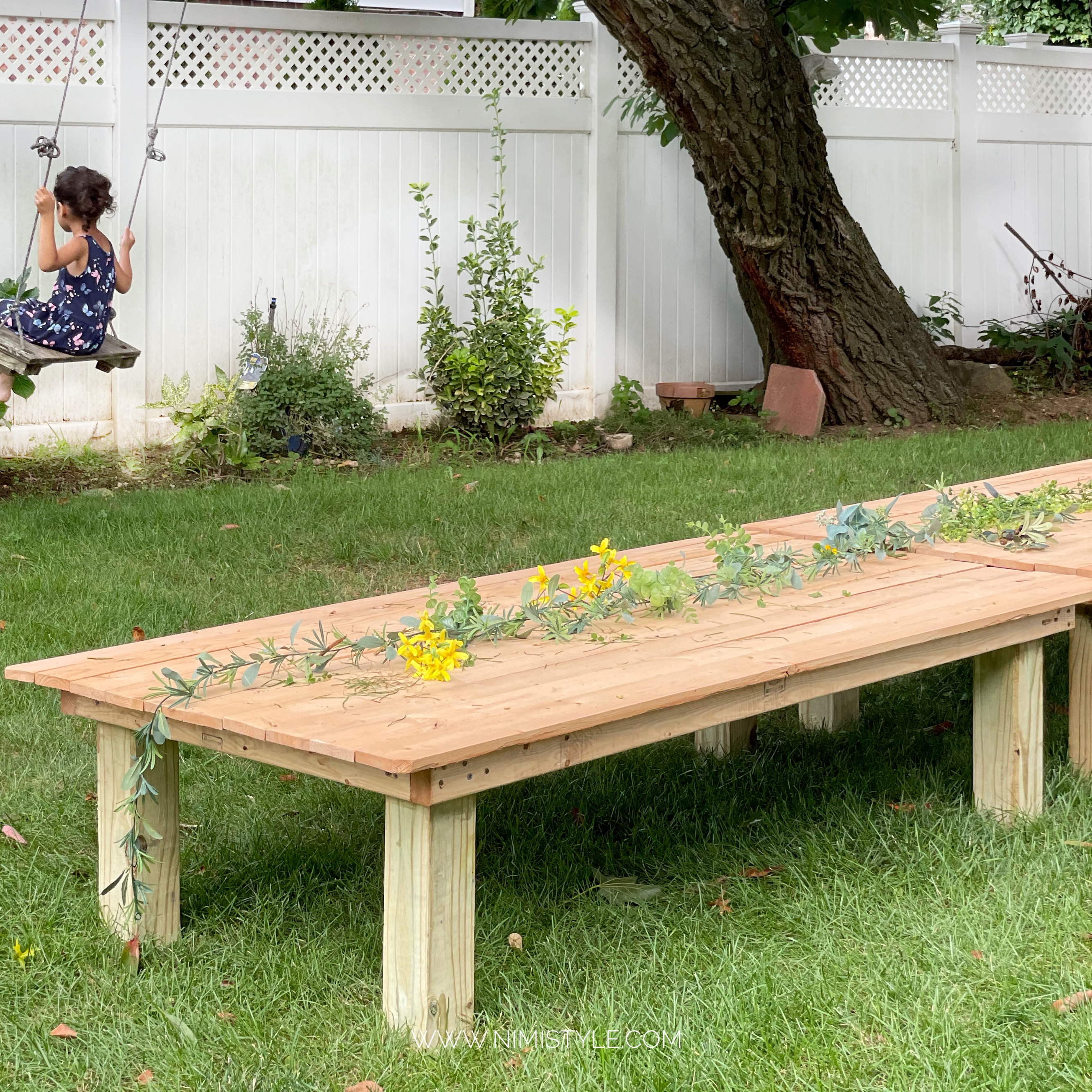 Low level deals picnic table